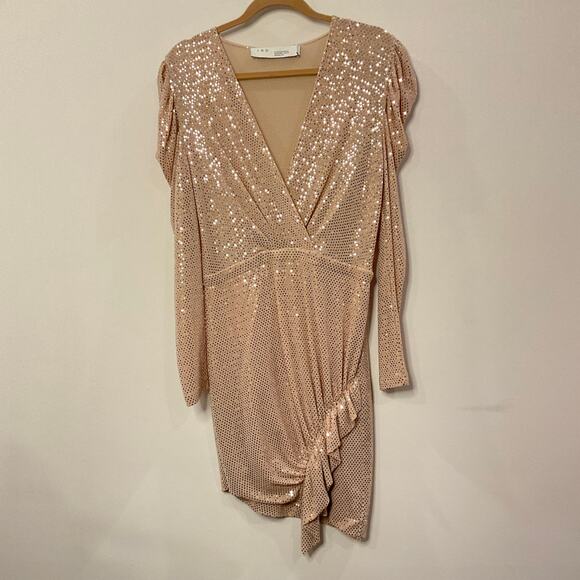 IRO Shimmering Silver Mini Dress - Picture 4 of 11